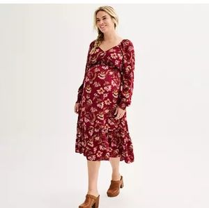 Sonoma, Kohls, Maternity, Red Dress. XS, never worn